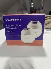 New LANSINOH DiscreetDuo Wearable Breast Pump Complete Hands-Free