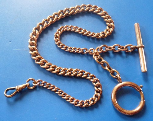 CHAINE MONTRE Plaqué Or Napoléon Ancien XIX Antique OLD Gold plated Chain Watch - Picture 3 of 6