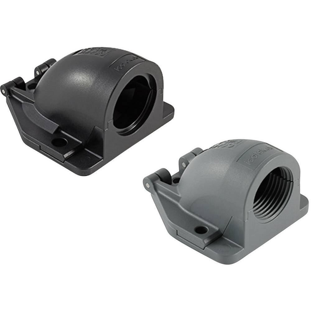 Icotek 31413.900 coudé noir raccord haut de gamme CONFIX FWS