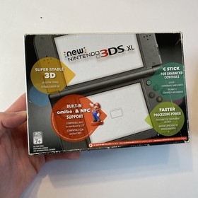 NICE Console Nintendo New 3DS XL Black In Box With US Model