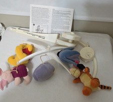 Vintage 1997 Disney Winnie the Pooh "Musical Mobile" IN BOX RARE HTF Baby Crib