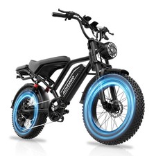 AOVOPRO 20" FAT TIRE ADULTS ELECTRIC BIKE 1500W 31MPH 48V 18AH MOUNTAIN EBIKE