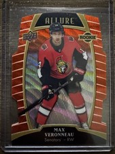 Max Veronneau 2019-20 Allure Orange Slice Die Cut Rc #’d/199