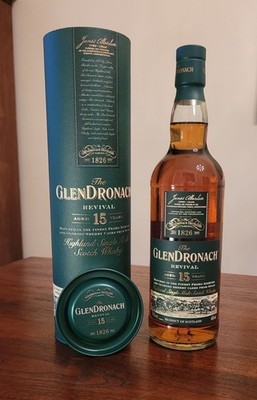 Glendronach 15Y Revival Single Malt Whisky 0,7l 46% alte Abfüllung