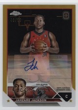 2023-24 Chrome OTE Overtime Elite Gold Refractor 40/50 Jahzare Jackson Auto 1ti6