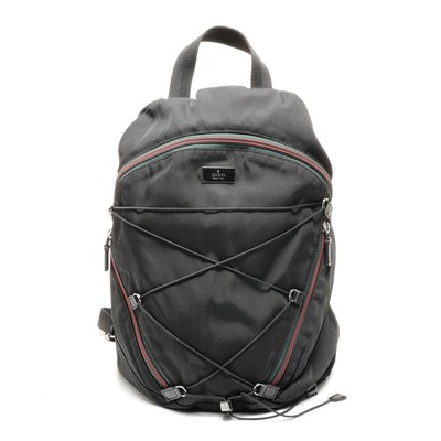 GUCCI Authentic Black Backpack GG Black large backpack in black GG Supreme | GUCCI® US main image 2