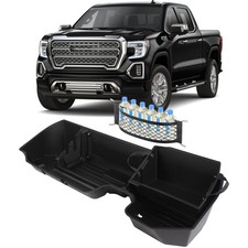 Under Seat Storage Box - Compatible with 2019-2024 Chevy Silverado/GMC Sierra