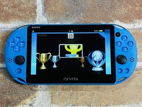 PS Vita PCH-2000 Aqua Blue SONY PlayStation Japan 16GB Charger Mobile Case EX P