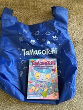 NEW COMIC CON 2025 Tamagotchi Mametchi Robot Friends and limited Bag SDCC