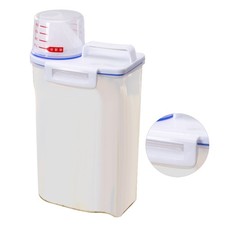 Rice Bucket New Portable Rice Bucket With Measuring Cup 2KG Miscellaneous Grain