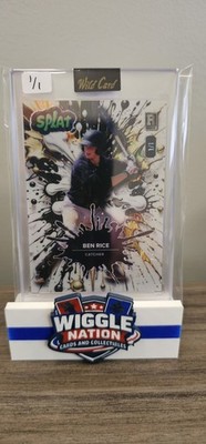 2024 Wild Card Baseball Ben Rice Rookie Splat 1/1