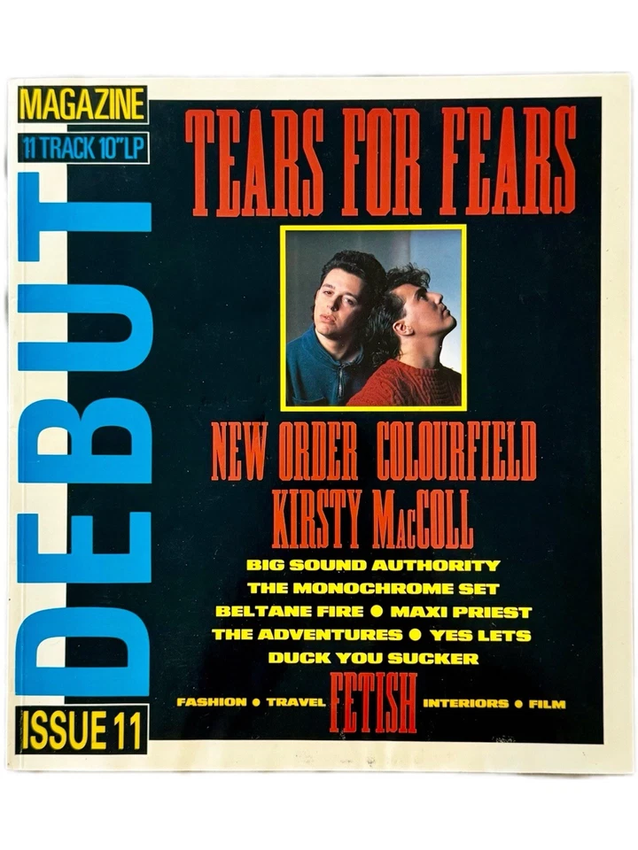Tears For Fears New Order Kirsty MacColl Debut Magazine Issue 11 1985 10” LP - Image 2 of 4