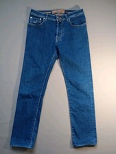  Jacob Cohen Bard Limited Edition Men's Jeans Size 32 Blue Luxury 