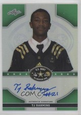 2015 Leaf US Army All-American Bowl Green Prismatic 1/10 TJ Rahming Auto 0a3