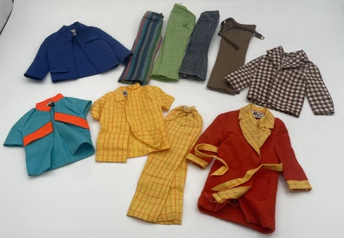 1970's Vintage Mattel Ken Breakfast at 10 Mod Hair Talking Ken Jeans Lot 10 pc