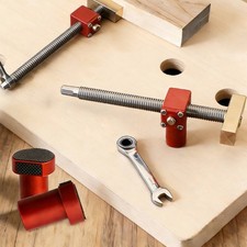 2 Pieces Bench Holdfast Manual Adjust Hand Tool Durable for Workshop