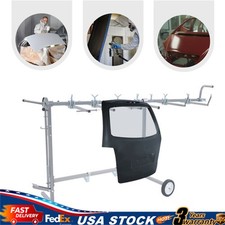 Car Body Painting Stand Painting Rack W 2 Wheels Automotive Paint Supplies