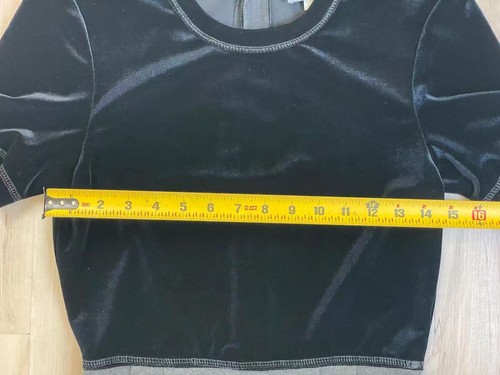 Set giacca e gonna minimalista vintage Carol Anderson California anni 90 lycra taglia 4 - Foto 14 di 14