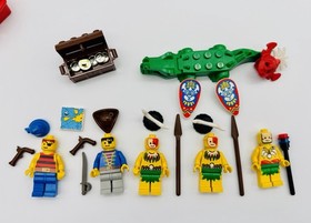 Lego 6262 King Kahuka&rsquo;s Throne Pirates & 1492 Instructions & 1492 Battle Cove