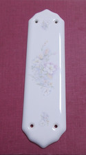 Door Finger Plate Plates floral Vintage Ceramic 471  (FREE UK POSTAGE)