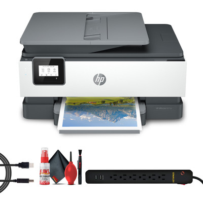 HP OfficeJet Pro 8015e Wireless All-in-One Printer Bundle