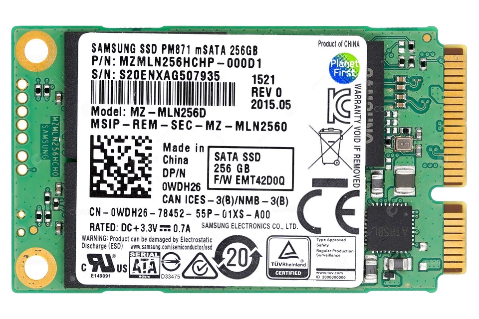 WDH26 DELL FLASH SSD 256GB MSATA 6G NAND - Bild 2 von 4