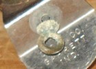 VINTAGE 1925 CREEK CHUB CCB JOINTED PIKIE 4" FISHING LURE 3 TREBLE W/ GLASS EYES — photo 4