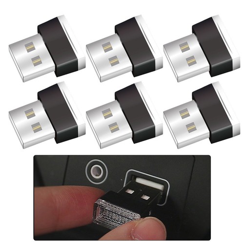 6PCS LED Car Interior Lights with USB for Easy Setup and Color Customization - Picture 4 of 10
