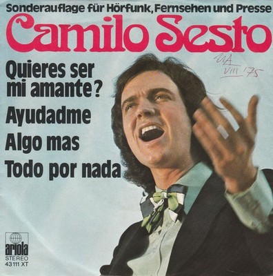 Camilo Sesto - Sonderauflage Für, Hörfunk Und Fernsehen = Special Ed Vinyl 72636