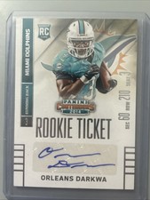 2014 Panini Contenders - Orleans Darkwa #198 Ball in Left Arm (AU, RC)