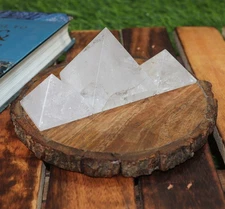 Quartz Crystal Healing Crystal Pyramid Chakra Reiki Energy  Ornaments(1Pc)