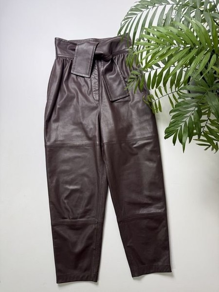 Women Zimmermann Trousers Burgundy 38