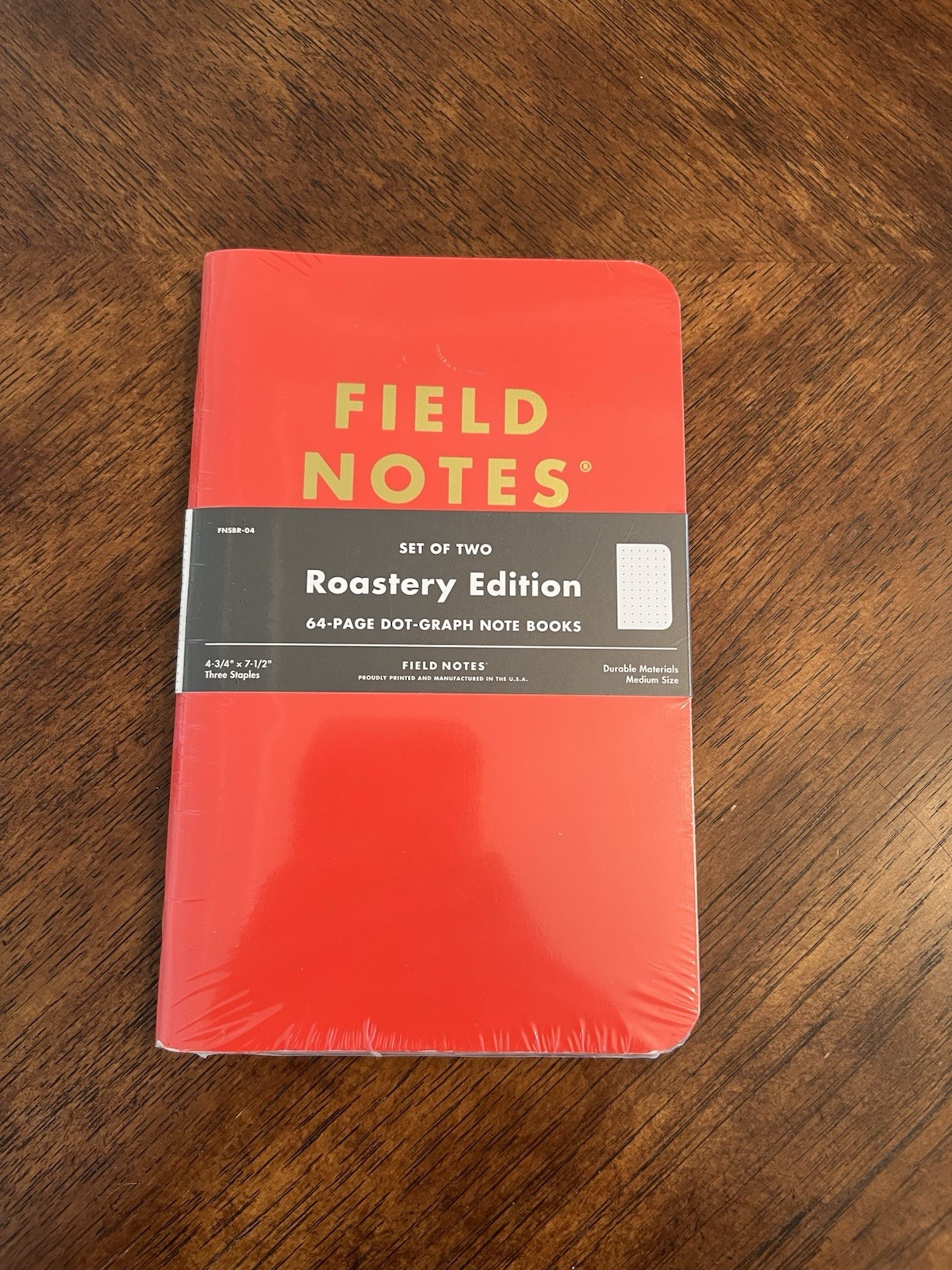 Field Notes Notebooks Roasted Edition Shanghai Reserve New Sealed 