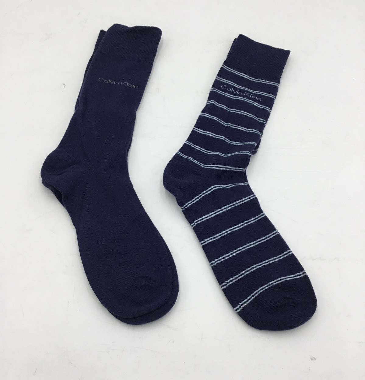 Calvin Klein Mens 2 Pack Socks in Blue Shoe Size 7-12 3890₽