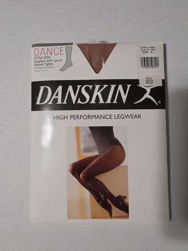 Danskin High Performance Legwear Dance Footed Tights Style 4333 Size D