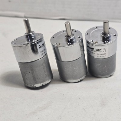 Lot of 3 Greartisan ZGB37RG8.7i Gear Box Motor DC 24V