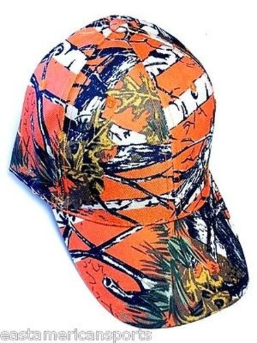 Camouflage Camouflage Harthölzer weiße Rinde echter Baum orange Schneemütze Kappe Jagd Fisch - Bild 1 von 2