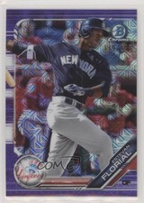2019 Bowman Chrome Prospects Mega Box Purple Mojo Refractor Estevan Florial y0i
