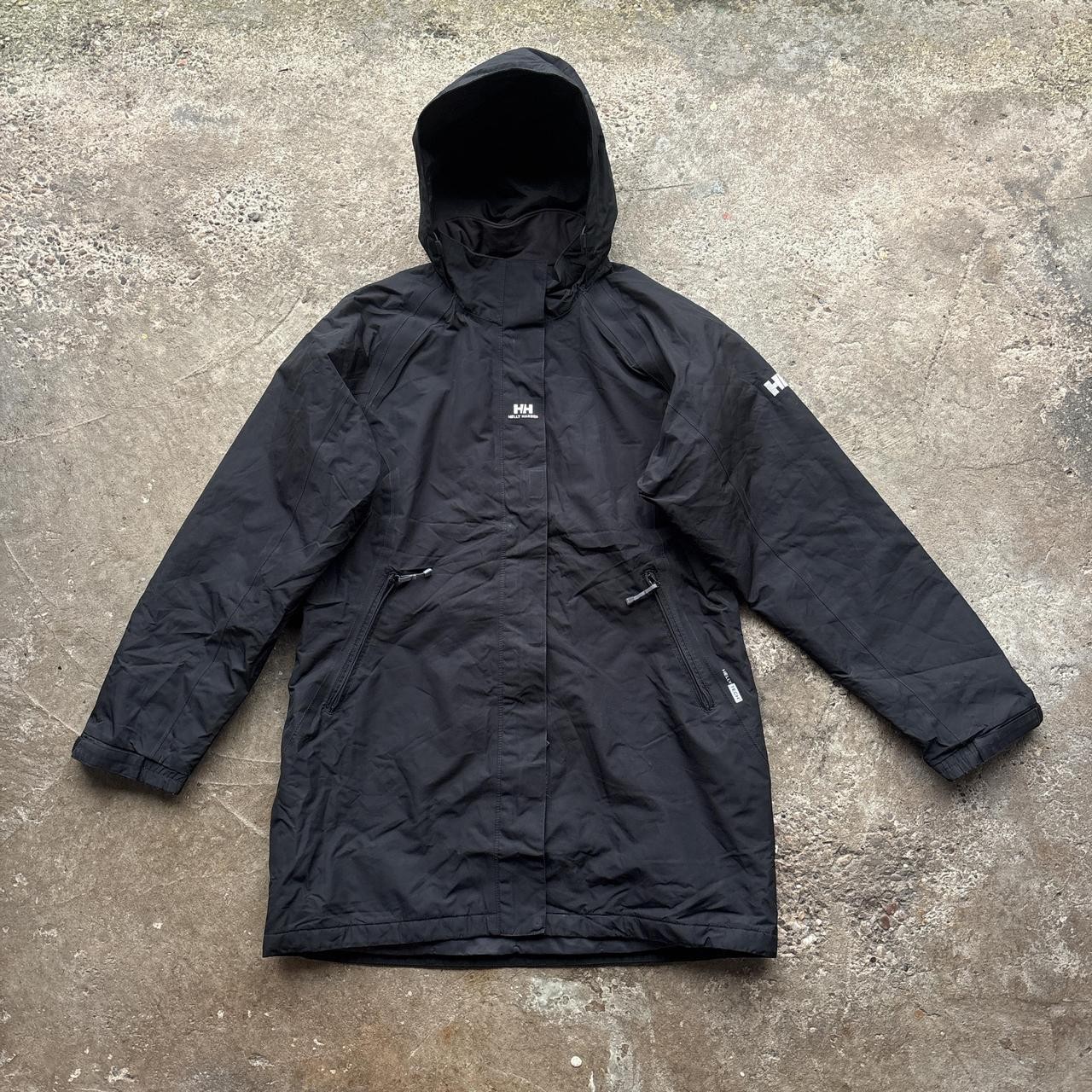 Helly Hansen black technical parka jacket - image 1