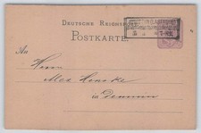 D. Reich Pfennig-Beleg R3 STETTIN (LASTADIE) / STADT-POST-EXPED. No. 2 B 901