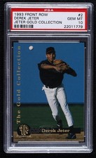 1993 Front Row Premium The Gold Collection Series 2 Derek Jeter PSA 10 HOF 04b0