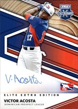 2020 Panini Elite Extra Edition #DPL-VA Victor Acosta DPL Signatures