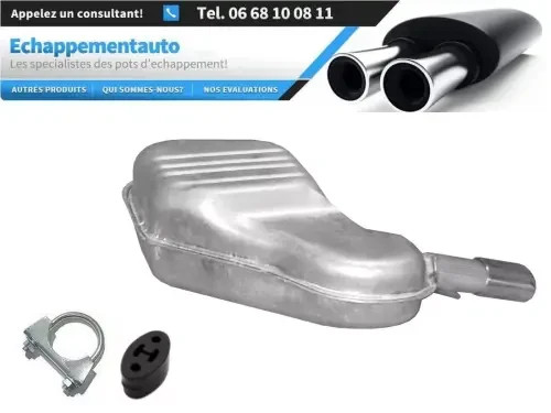 Silencieux arrière Volvo S60 Turbo échappement pour remplacer un pot percé 2.4