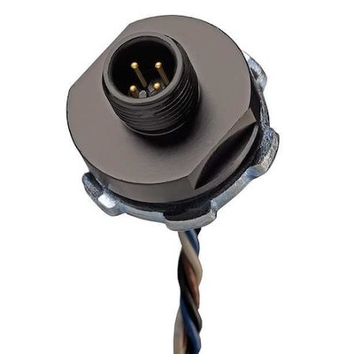 Brad Harrison 8R5006a18a120 External Thread Receptacle,5,Male,22 Awg