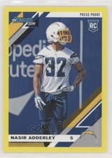 2019 Panini Donruss Rookies Press Proof Yellow Nasir Adderley #278 0d6s