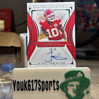 2022 Panini National Treasures Tyreek Hill (AU) #’d/49 All Pro Signatures *READ