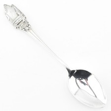 King George VI 1937 Coronation EPNS Silver Plated Throne Souvenir Spoon