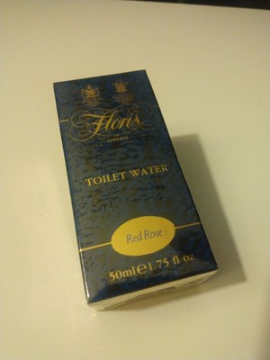 Vintage Floris Of  London Red Rose  Perfume 1.75 oz Original Sealed  England