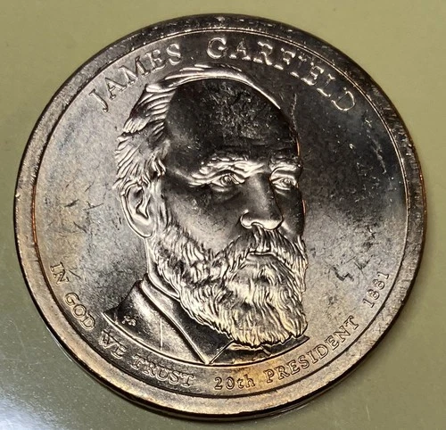 2011-P Presidential Dollar James Garfield — photo from the most recent tracked eBay sale