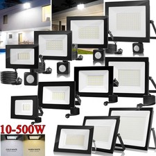 LED Strahler Außen Fluter Baustrahler Flutlicht 10W-500W 230V Scheinwerfer IP65